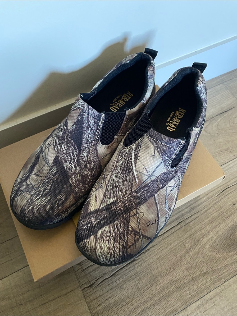 Red Head Bass Pro XTR Moc Slip-On Casual Camouflage Shoes NEW Mens Size 14W